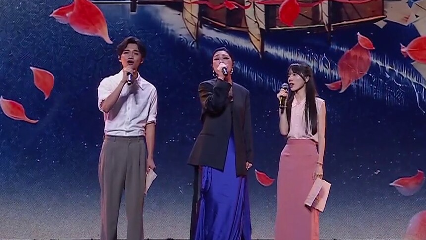 杨千嬅李思潼王彦桐共同演绎《字迹》